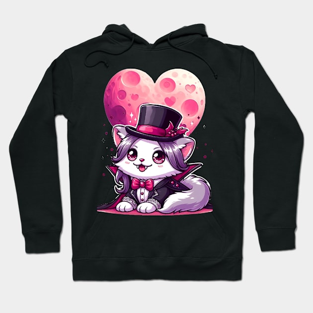 Vampire cat Hoodie by NightvisionDesign